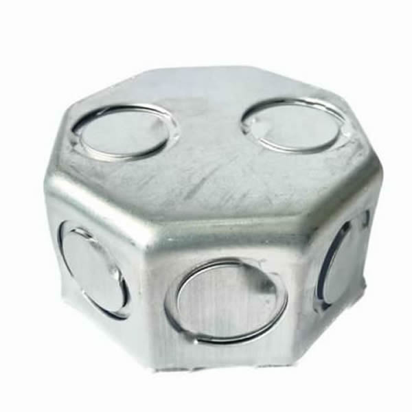 Caixa 3x3 Octogonal Galvanizada