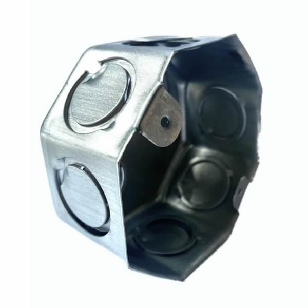 Caixa 3x3 Octogonal Galvanizada