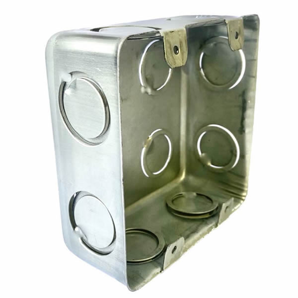 Caixa 4x4 Quadrada Galvanizada