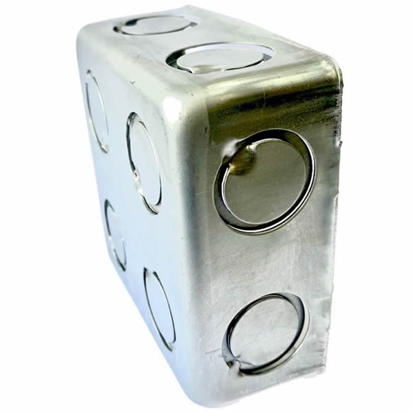 Caixa 4x4 Quadrada Galvanizada