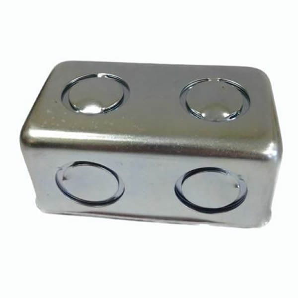 Caixa 4x2 Retangular Galvanizada